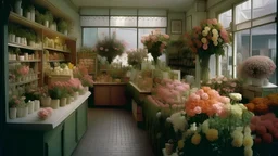 Flower shop, no people