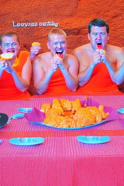 Lava eating contest