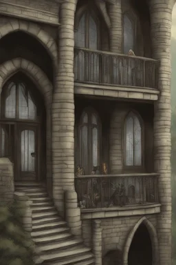 Castle ravenloft balcony