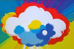 pop art cloud