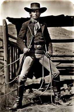 Cowboy-inspired Spider-Man in 1873, photograph