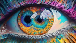 the power of the inner eye huh That's the strength of we Groove, word, birth to the next realm; lyrical abstraction, beautiful, abstract, neo-constructivism, pastel colors, intricately detailed