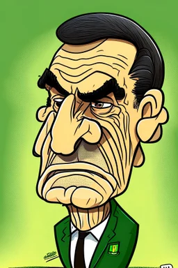 Pellet Former Brazilian Sports Minister cartoon 2d