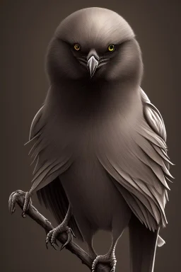 Extremely evil looking crow