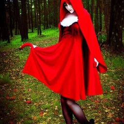 horny, gorgeous red riding hood