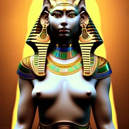 softly lit portrait of the beautiful egyptian goddess, bastet, bast, woman / cat hybrid, soft torchlight in an egyptian tomb, digital art by ruan jia and mandy jurgens and artgerm and william - adolphe bouguereau, highly detailed, trending on artstation, award winning,