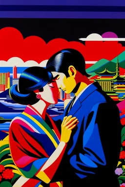 love in the style of Hiroshi Nagai