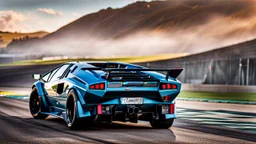 lamborghini countach LPI 800-4 Modern Design , REAR view, perfect model, perfect details, perfect everything,desktop wallpaper, 4K, Cinematic