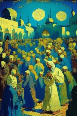 Muslim's religious festival by Van Gogh