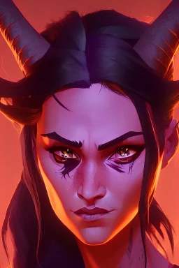 bright red glowing eyes, medieval city background