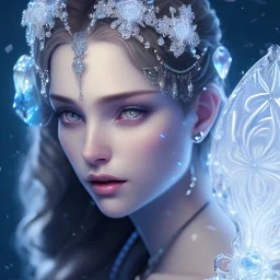 concept art of many very small epic fantasy ice flowers and many very small semi transparent white snowflakes, majestic, intricate, masterpiece, insanely detailed, 4k resolution, cinematic smooth, intricate details , soft smooth lighting, vivid pastel colors, iridescent accents
