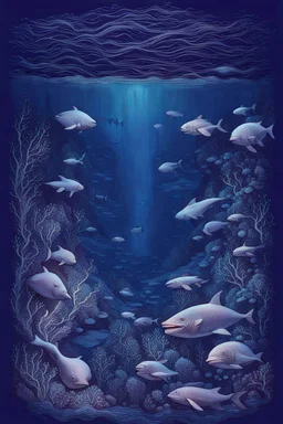 The depths of the ocean