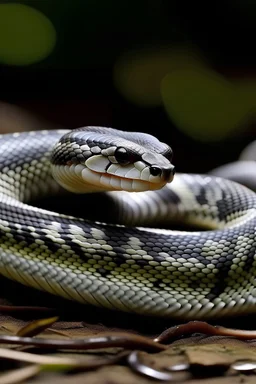 gambar ular sawah