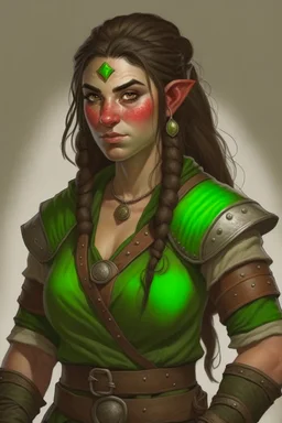 irish half orc woman