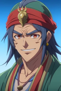 NEPAL AS THE HOT COOL ANIME VILLAIN WITH GOOD LOOKING FACE