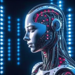 Technology of the future Show the world what it will be like when artificial intelligence comes