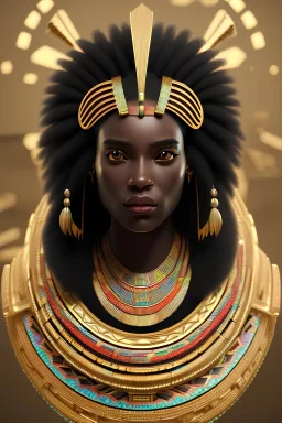 kente scene, Black Egyptian Cat, jewelry, realistic, thread, embroidery, octane render, high detail