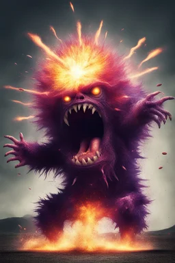 monster exploding
