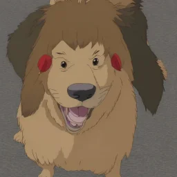 Fetch is described as a small (about the size of beagle), grayish-brown animatronic dog. His head is large and trinagular with sloped forehead, having long snout with big nose, gaping wide mouth filled with sharp fangs, pointed ears, and yellow piercing eyes. He has his matted fur missing in places, revealing tarnished metal underneath and couple of wires sticking from his ears, and one large hole in belly opening his stomach cavity, which houses primitive circuite board. He wears blue collar