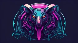 cyberpunk animal logo