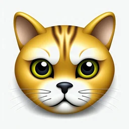 Эмодзи с кошачьей головой