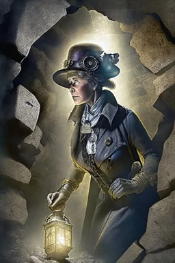 Time lost meaning as Agatha Holmes, armed with her intellect and unyielding spirit, plunged deeper into the subterranean realm. She encountered obstacles along the way, intricate puzzles that challenged her wit and tested her resolve. But she faced each one with unwavering determination, her miner's helmet casting a feeble light that pushed back the encroaching darkness.