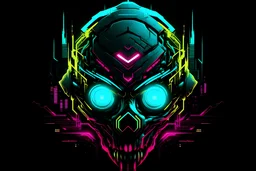 Cyberpunk evil logo