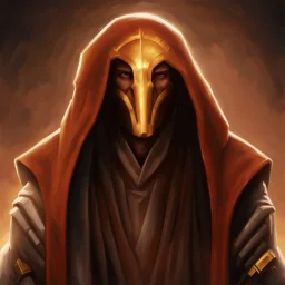 star wars bald male corellian jedi pilot wearing black and gunmetal grey old republic armored robes with gold trim, alone, battle-ready Jedi Master defending a ruined ancient city surrounded by golden light, centered head and shoulders portrait, hyperdetailed, dynamic lighting, hyperdetailed background, 8k resolution, volumetric lighting, light skin, fully symmetric details