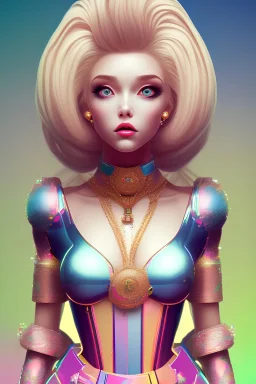 blonde woman, purpurin, minimal latex dress, oversize velvet coat, gradient color, BLUE, PINK, CYAN, neon, insanely detailed, 16k resolution, perfect eyes, cinematic smooth, intricate detail