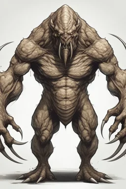 A giant beast with 4 arms