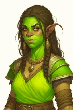 good half-orc woman