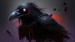 horror gaming crow