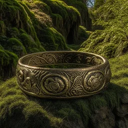 European pagan ringerike art with nature