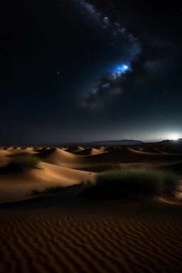 deserto di notte