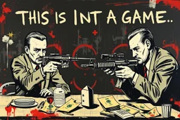 this isnt a game this is financial warfare style of basquiat