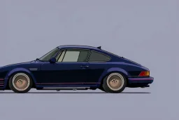 a dark Porsche carrera 964, wide-body, pandem, rocket bunny, carbon fibre, drift car, jdm wheels and rims, ultra realistic,concept art,in tokyo