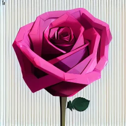 transparent multicolor crystal rose