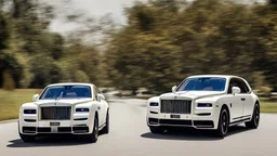 Rolls Royce Cullinan X Bugatti Veyron Hyper Sport Fusion