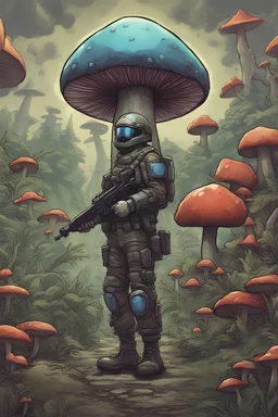 Metal soldier new mushroom planet
