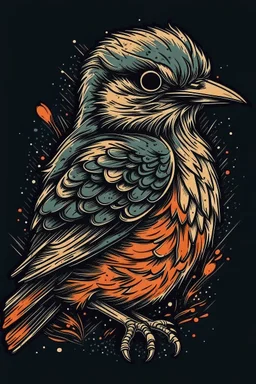 bird for tshirt