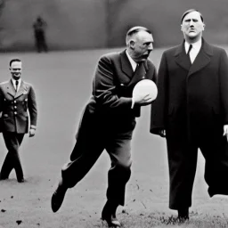 Trump playing tag with hitler