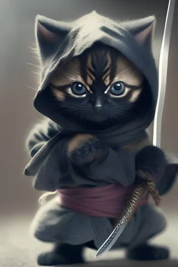 a ninja kitten