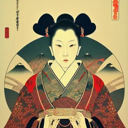 Ukiyo-e Style , with full details, full HD