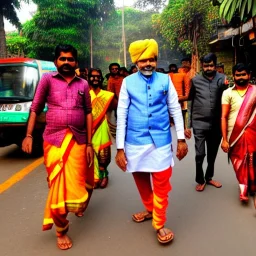 India gods walking in bangalore