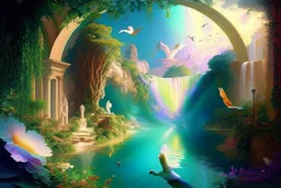 paradise, eden, dreamlike realm, afterlife, diversity