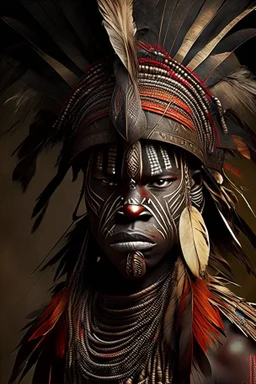 African Tribal Warrior