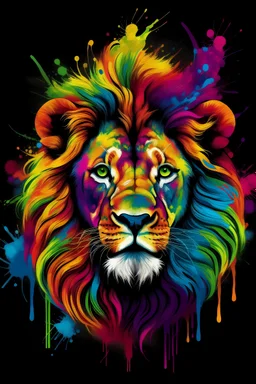 un leon para colorear