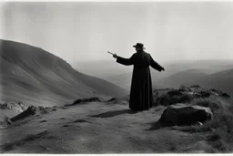 [very impressive high res masterpiece in Kodak Eastman 5247, scene by László Krasznahorkai] Pharesm made a peremptory gesture. Cugel fell silent. Pharesm drew a deep breath. "You fail to understand the calamity you have visited upon me. I will explain, so that you may not be astounded by the rigors which await you. As I have adumbrated, the arrival of the creature was the culmination of my great effort. I determined its nature through a perusal of forty-two thousand librams, all written in crypt
