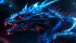 Bady Dragon 8K High Quality, Cosmic Background