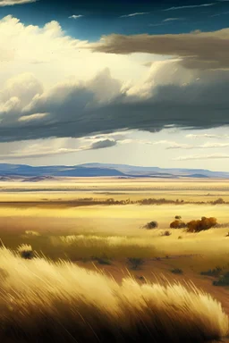 landscape of plains